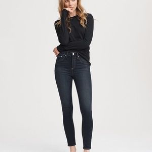 rag & bone high rise ankle skinny color Bedford